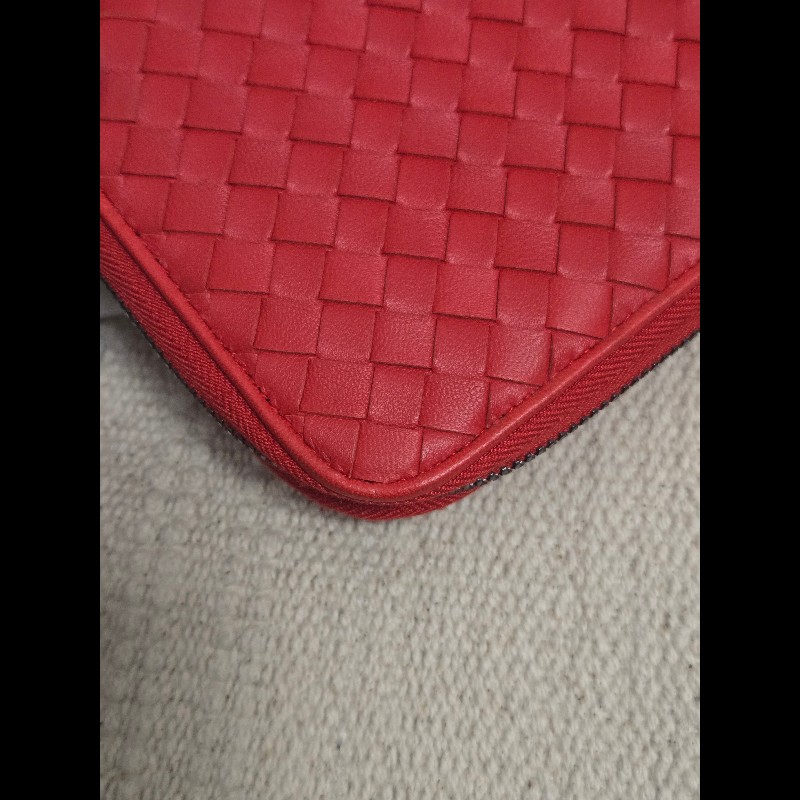 BOTTEGA VENETA 寶緹嘉 BV 經典小羊皮編織拉鍊長夾-24