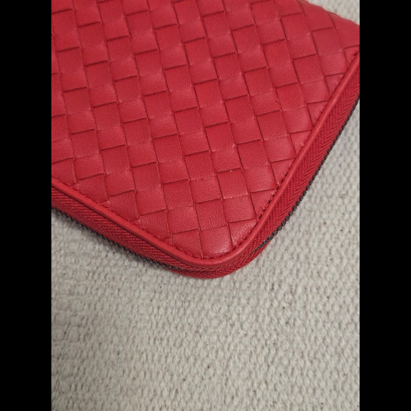 BOTTEGA VENETA 寶緹嘉 BV 經典小羊皮編織拉鍊長夾-26