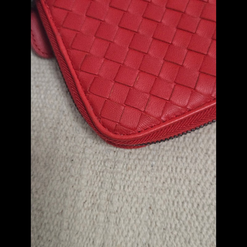 BOTTEGA VENETA 寶緹嘉 BV 經典小羊皮編織拉鍊長夾-27