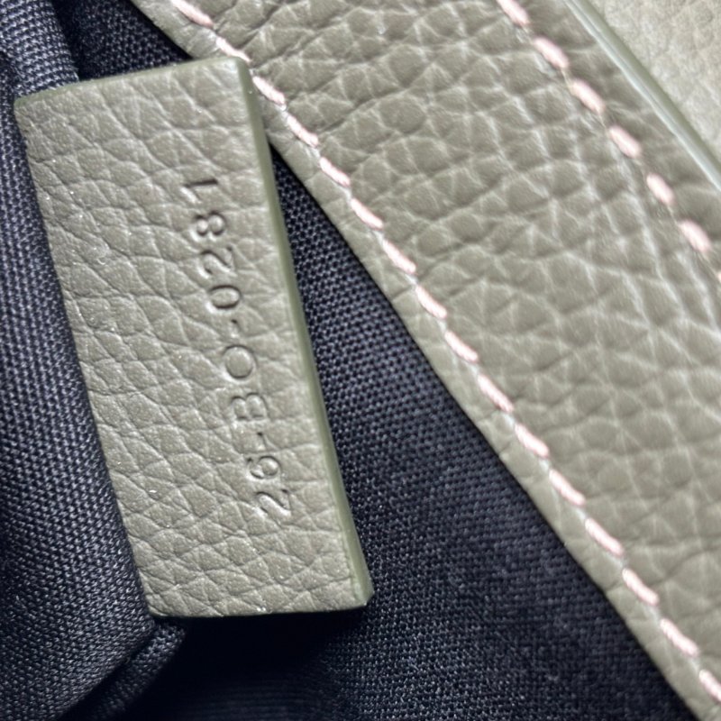 ::Christian Dior:: Saddle Pouch 墨綠色皮革馬鞍包 胸口包 側背包-26