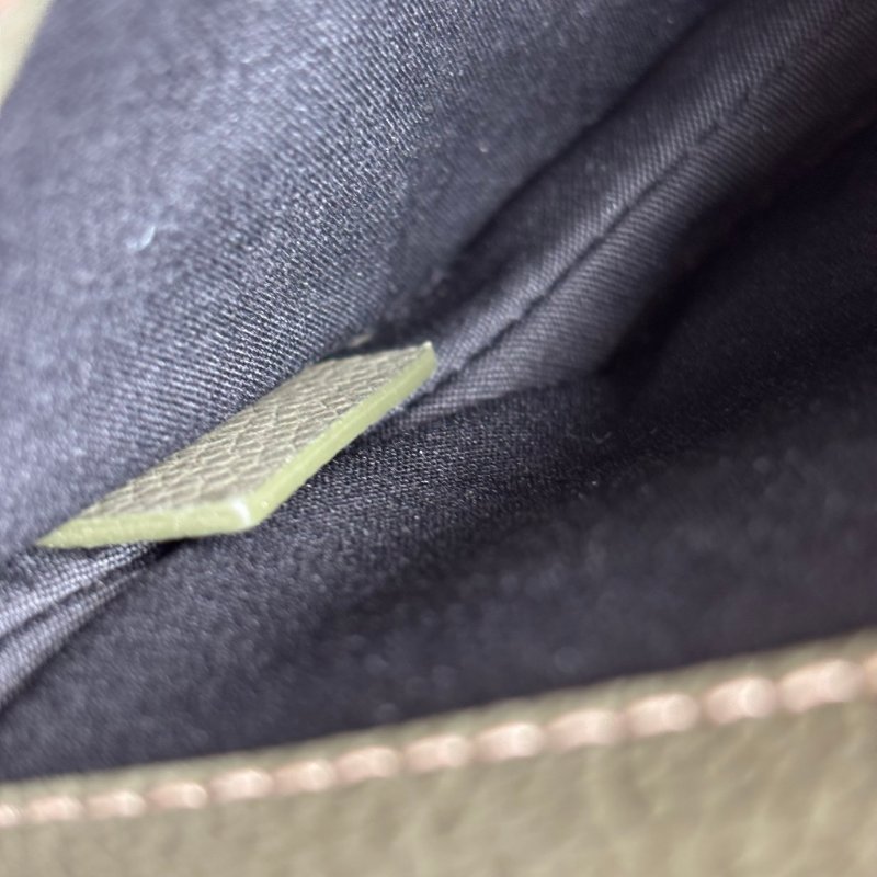 ::Christian Dior:: Saddle Pouch 墨綠色皮革馬鞍包 胸口包 側背包-30