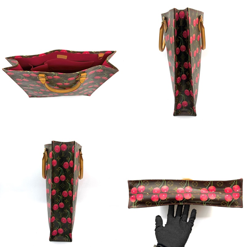 LOUIS VUITTON 路易威登 老花CHERRY SAC PLAT 手提包 M95010-3