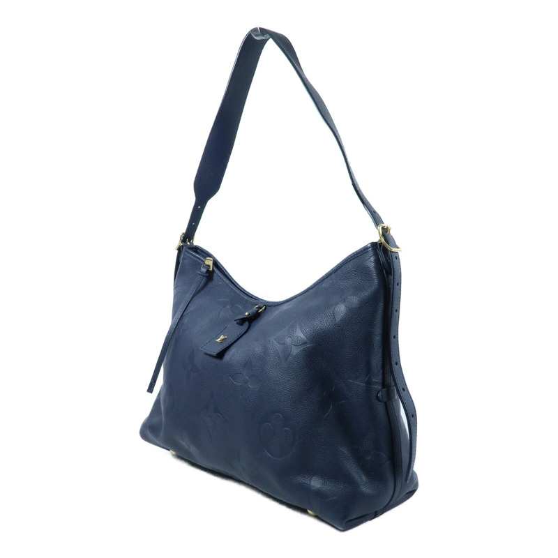LOUIS VUITTON Monogram Empreinte CarryAll MM金扣肩背袋-2