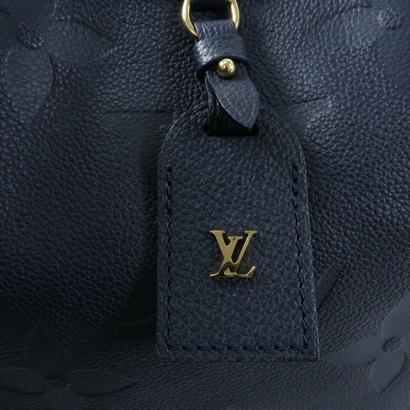 LOUIS VUITTON Monogram Empreinte CarryAll MM金扣肩背袋-10