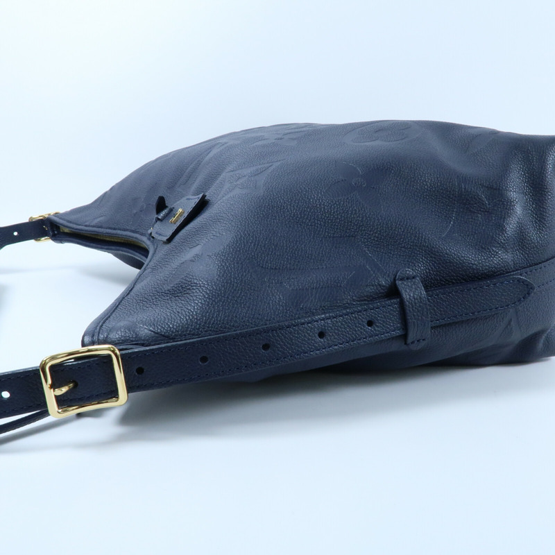 LOUIS VUITTON Monogram Empreinte CarryAll MM金扣肩背袋-11