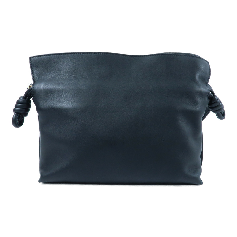 LOEWE 牛皮皮革Mini Flamenco Clutch金扣肩背袋-1