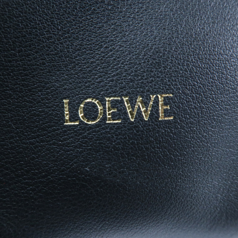 LOEWE 牛皮皮革Mini Flamenco Clutch金扣肩背袋-10