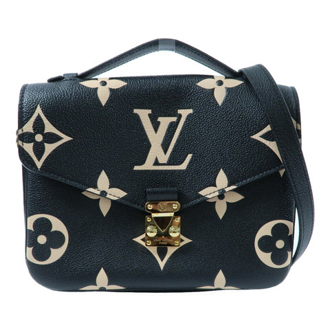 LOUIS VUITTON Monogram Empreinte Pochette Metis金扣手挽肩背兩用袋