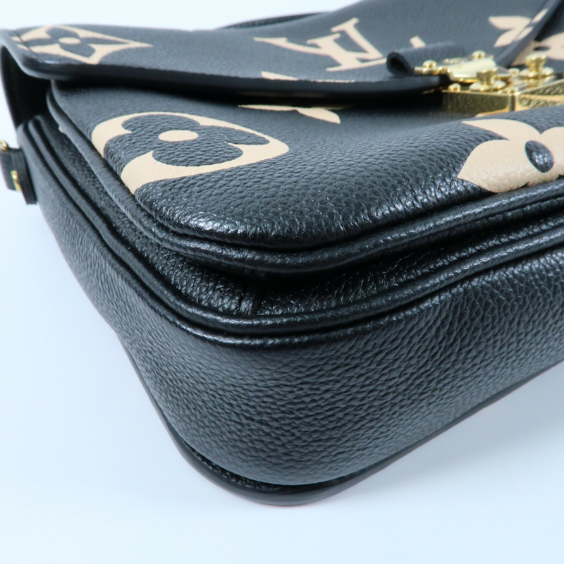 LOUIS VUITTON Monogram Empreinte Pochette Metis金扣手挽肩背兩用袋-4