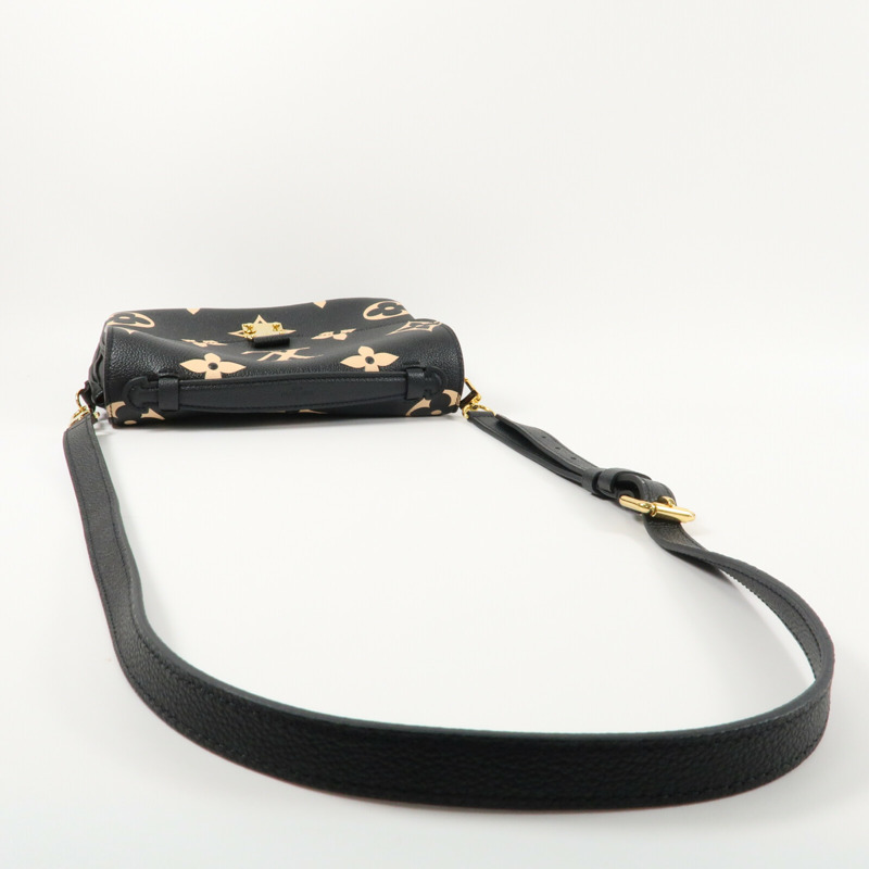 LOUIS VUITTON Monogram Empreinte Pochette Metis金扣手挽肩背兩用袋-10