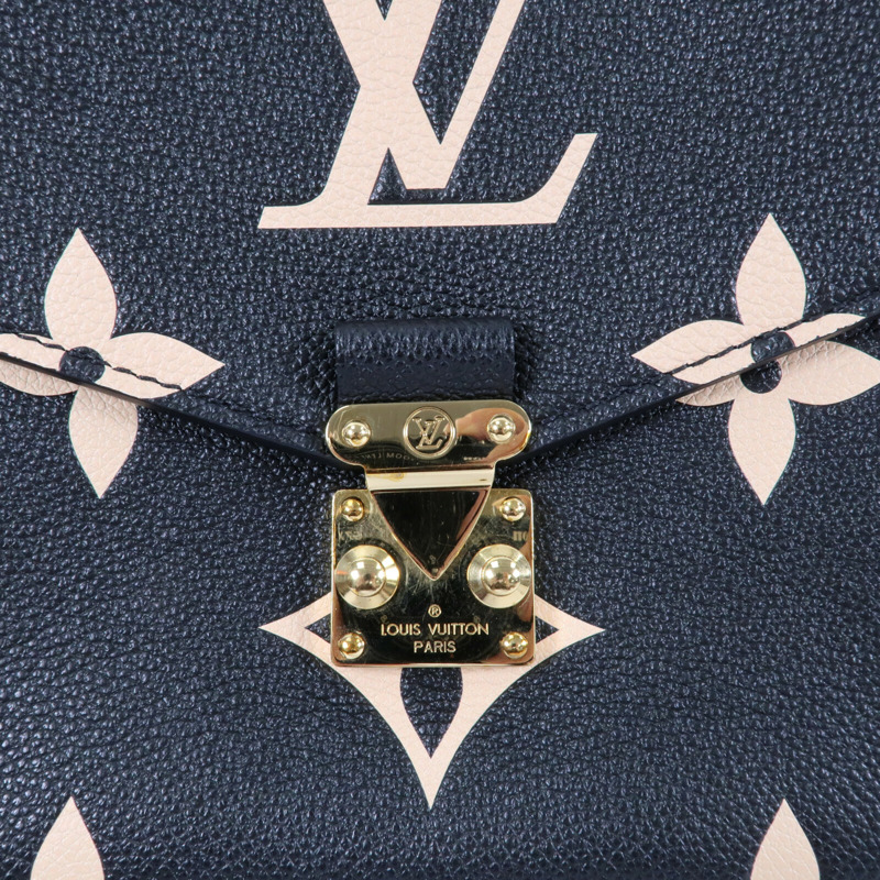 LOUIS VUITTON Monogram Empreinte Pochette Metis金扣手挽肩背兩用袋-12