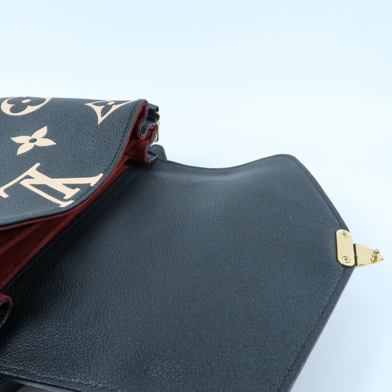 LOUIS VUITTON Monogram Empreinte Pochette Metis金扣手挽肩背兩用袋-13