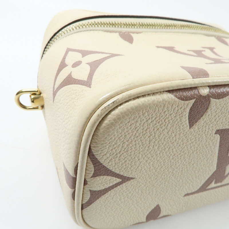 LOUIS VUITTON Monogram Empreinte Vanity PM金扣手挽肩背兩用袋-4