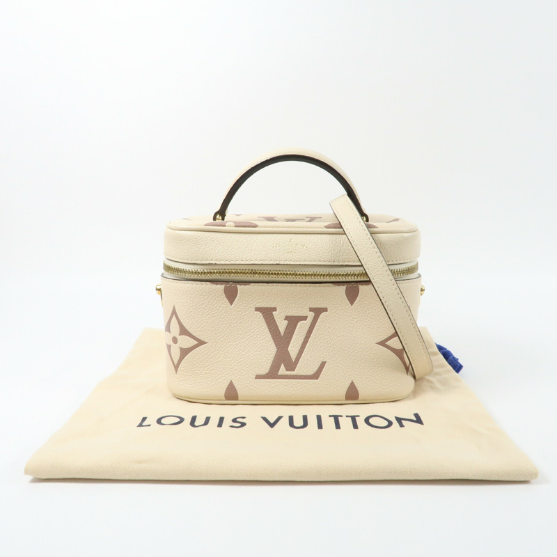 LOUIS VUITTON Monogram Empreinte Vanity PM金扣手挽肩背兩用袋-12