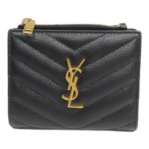 SAINT LAURENT 牛皮皮革Wallet錢包