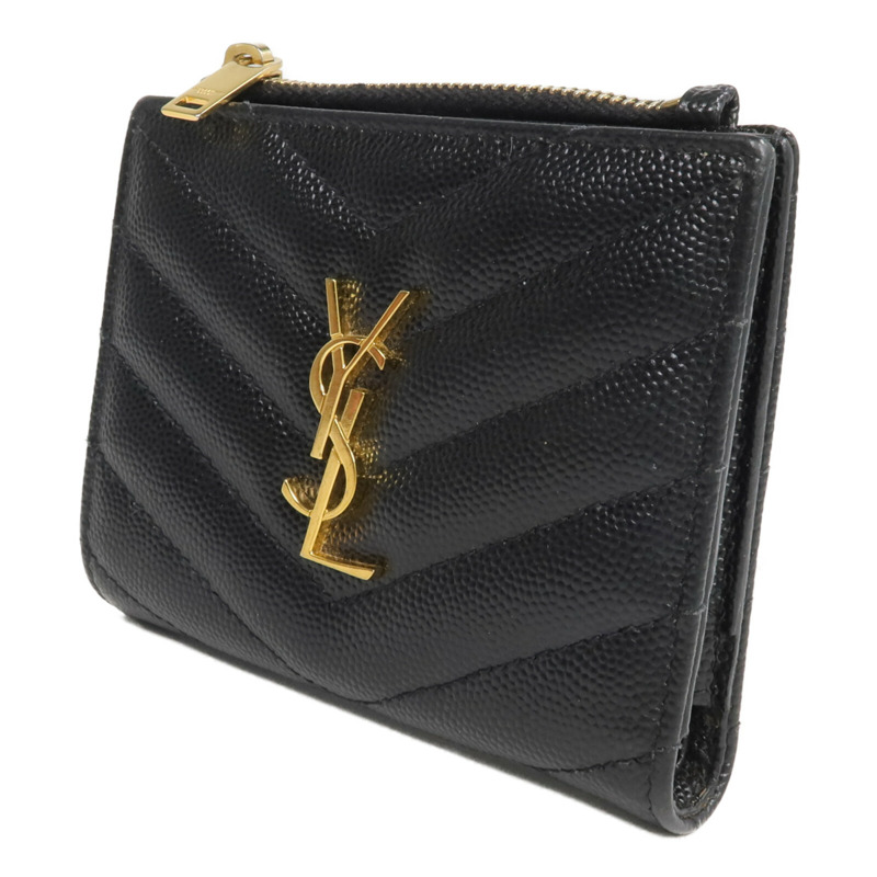 SAINT LAURENT 牛皮皮革Wallet錢包-2