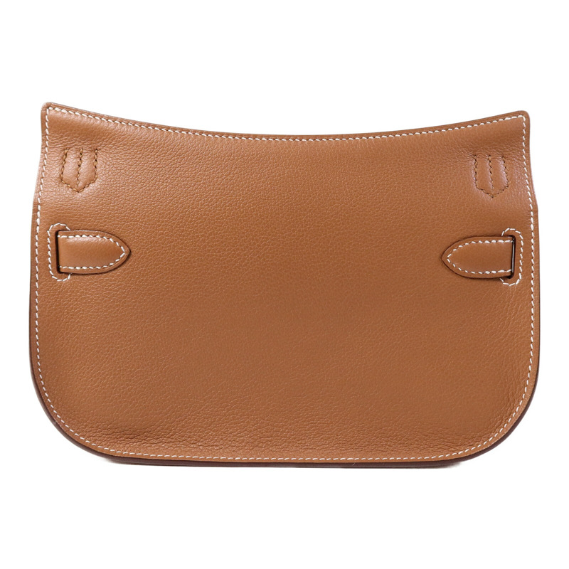 HERMES Evercolor皮革Mini Jypsiere肩背袋Gold-1