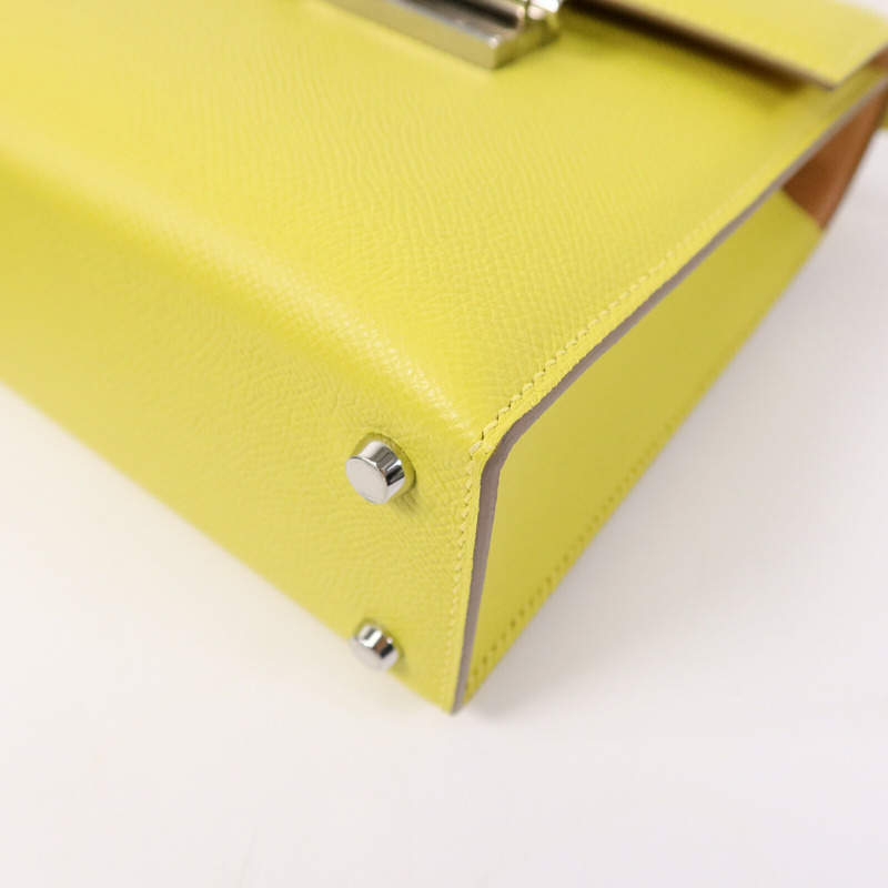 HERMES Epsom皮革Verrou 23肩背袋-10