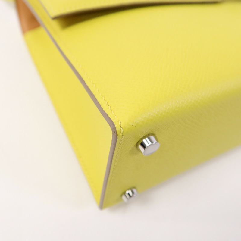 HERMES Epsom皮革Verrou 23肩背袋-11