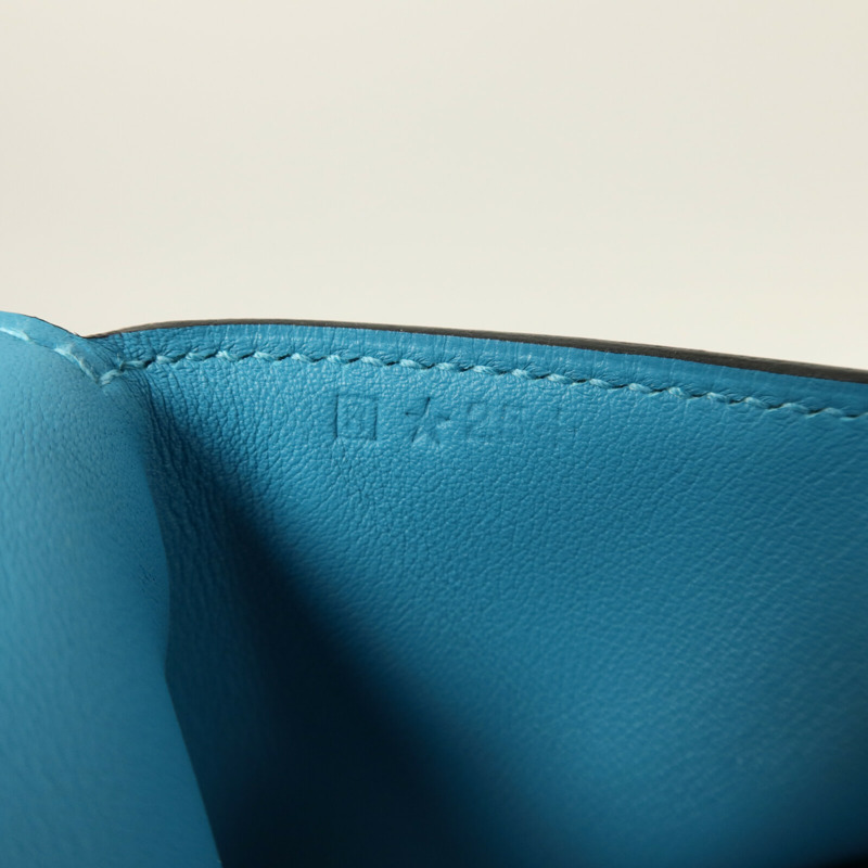HERMES Swift皮革Toolbox 26手挽肩背兩用袋Turquoise-7