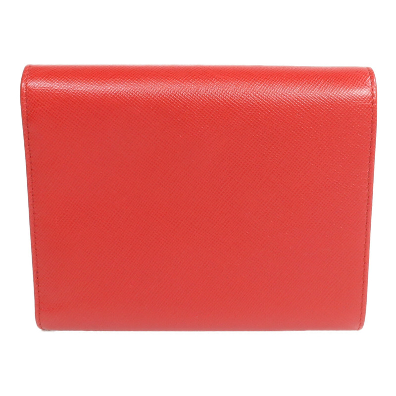 PRADA 牛皮皮革Fold Wallet錢包-1