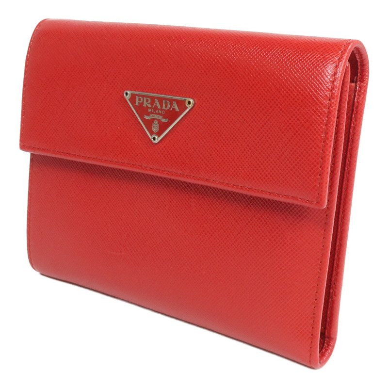 PRADA 牛皮皮革Fold Wallet錢包-2