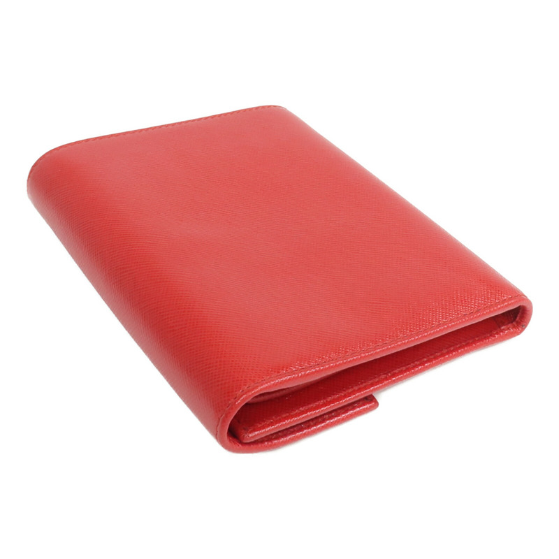 PRADA 牛皮皮革Fold Wallet錢包-4
