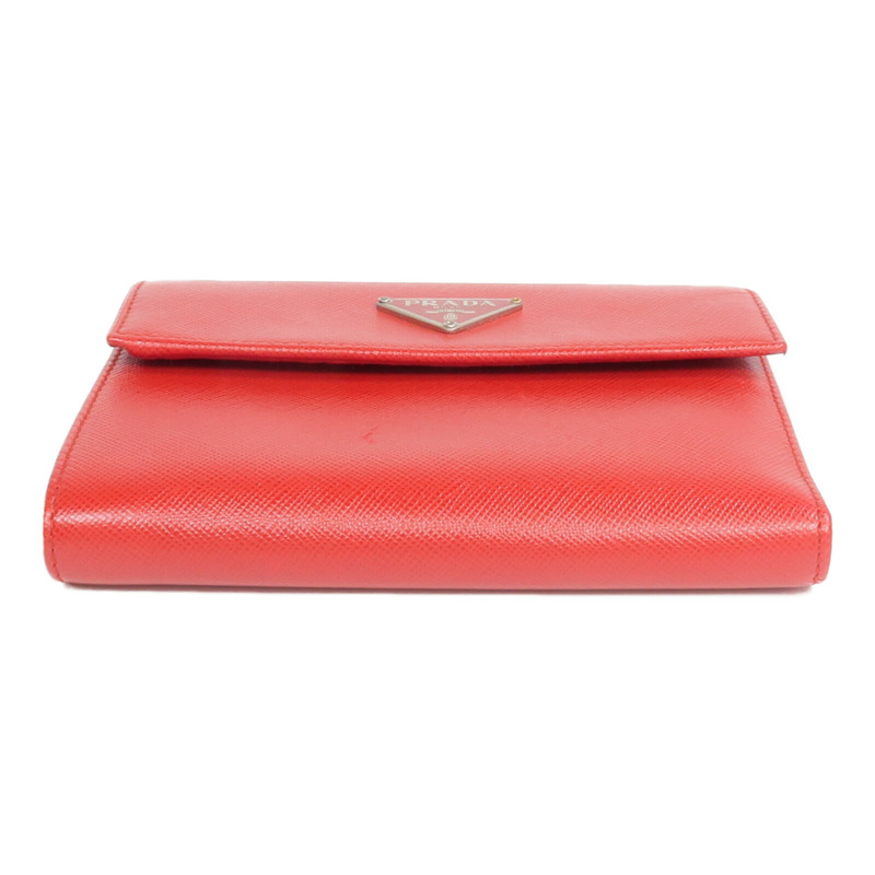 PRADA 牛皮皮革Fold Wallet錢包-5