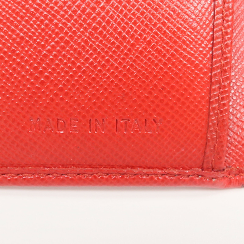 PRADA 牛皮皮革Fold Wallet錢包-9