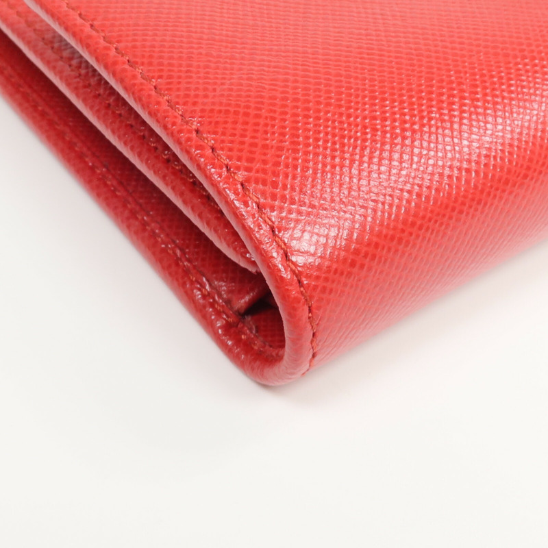 PRADA 牛皮皮革Fold Wallet錢包-13