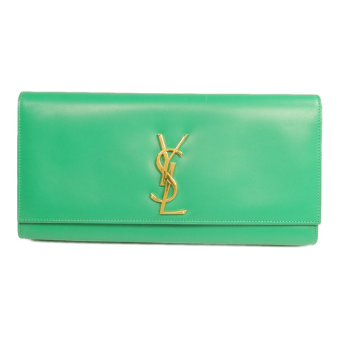 SAINT LAURENT 牛皮皮革Clutch手拿包
