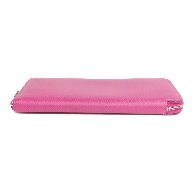 HERMES Epsom皮革Silk In Long Wallet長錢包Rose Pourpre-5