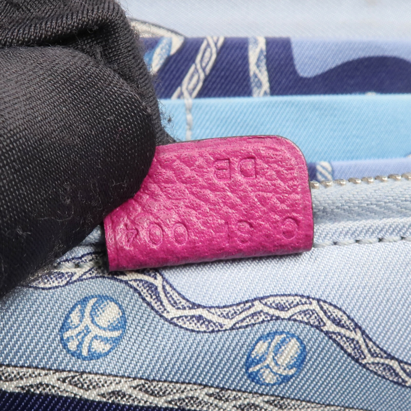 HERMES Epsom皮革Silk In Long Wallet長錢包Rose Pourpre-15
