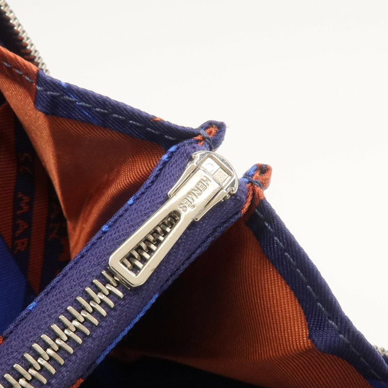 HERMES Epsom皮革Silk In Compact Wallet錢包Ultraviolet-12
