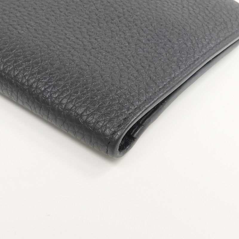 HERMES Togo皮革Dogon GM長錢包Noir-11