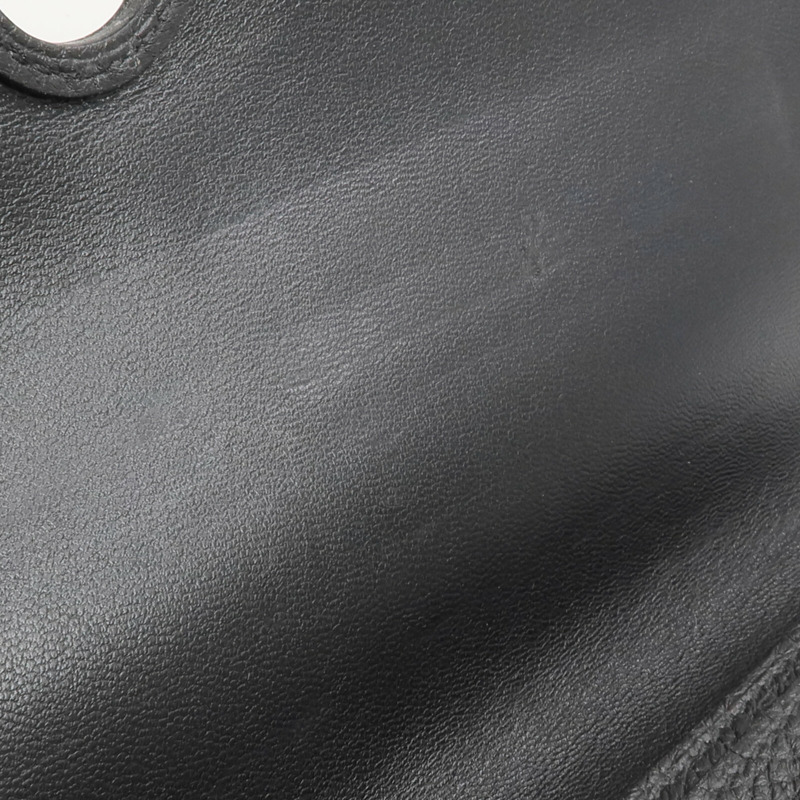 HERMES Togo皮革Dogon GM長錢包Noir-12