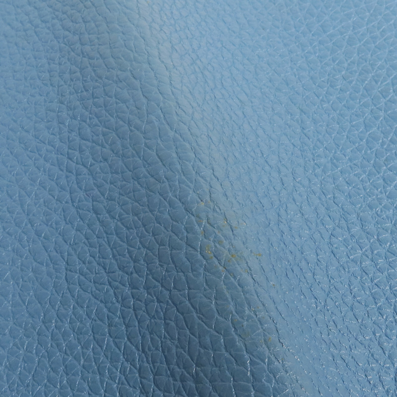 HERMES Togo皮革Dogon GM長錢包Bleu Jean-18