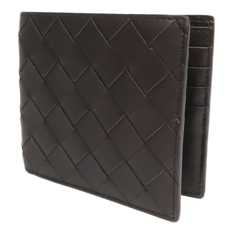 BOTTEGA VENETA 牛皮皮革Intrecciato Bi-Fold Wallet錢包-2
