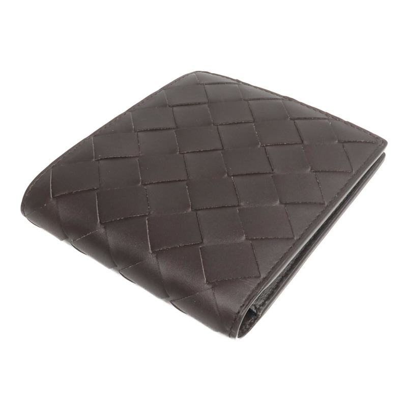 BOTTEGA VENETA 牛皮皮革Intrecciato Bi-Fold Wallet錢包-3