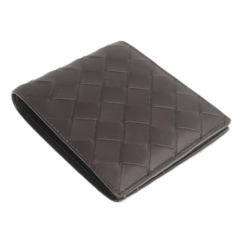 BOTTEGA VENETA 牛皮皮革Intrecciato Bi-Fold Wallet錢包-4
