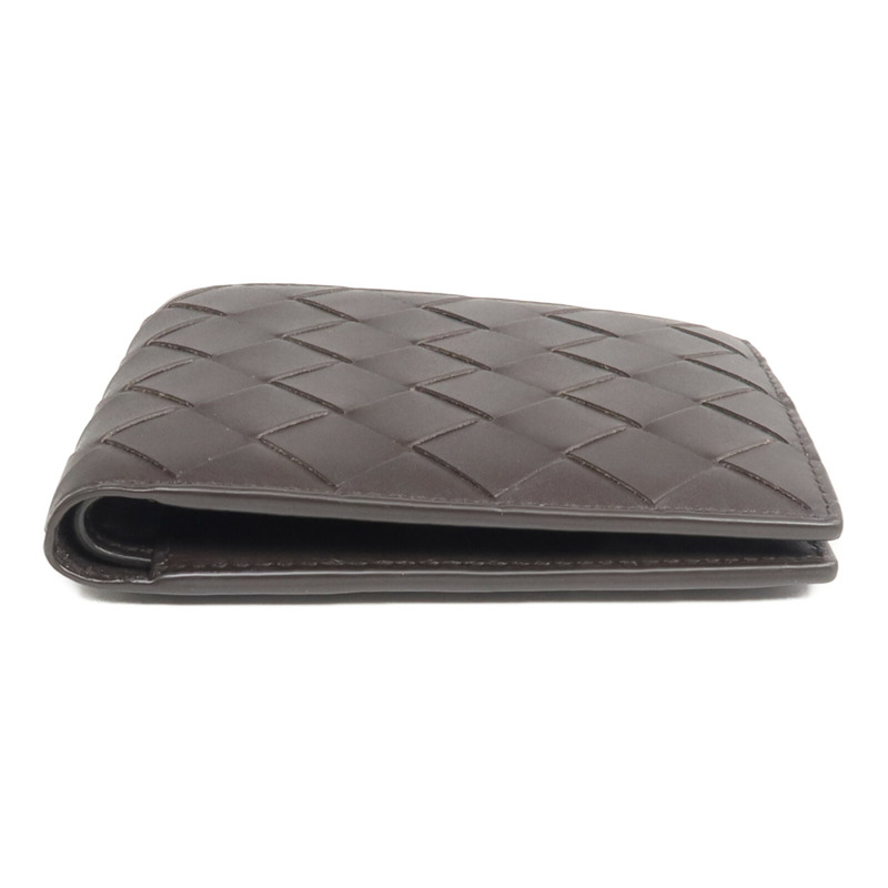 BOTTEGA VENETA 牛皮皮革Intrecciato Bi-Fold Wallet錢包-5