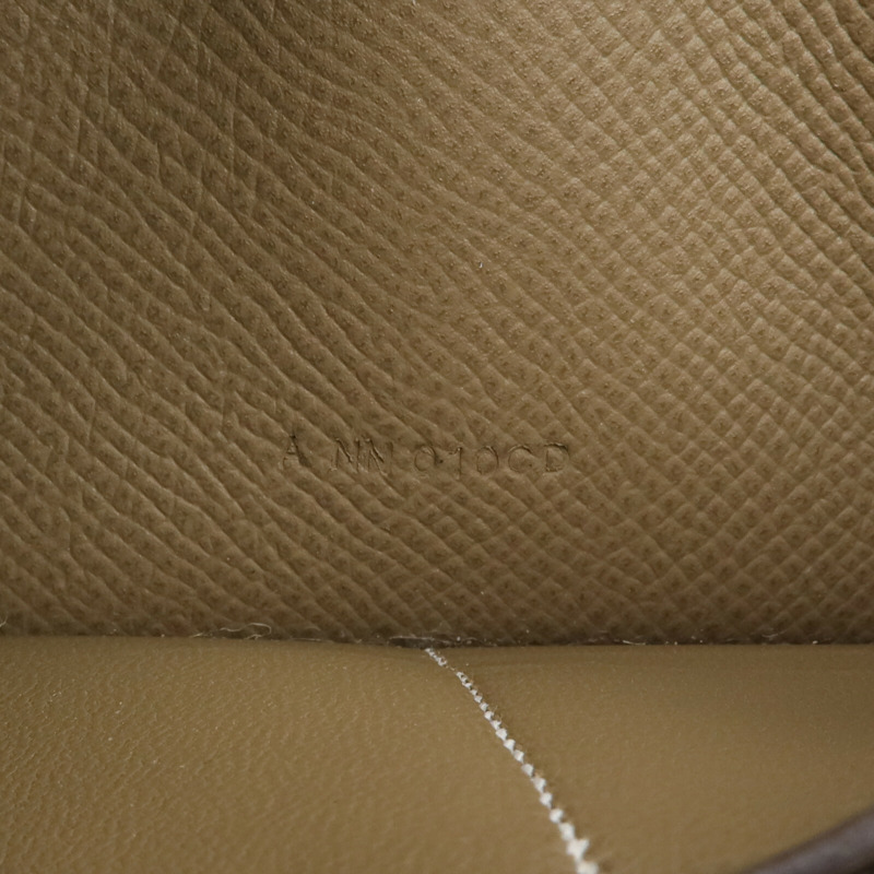 HERMES Epsom皮革Kelly Long Wallet長錢包Etoupe-14