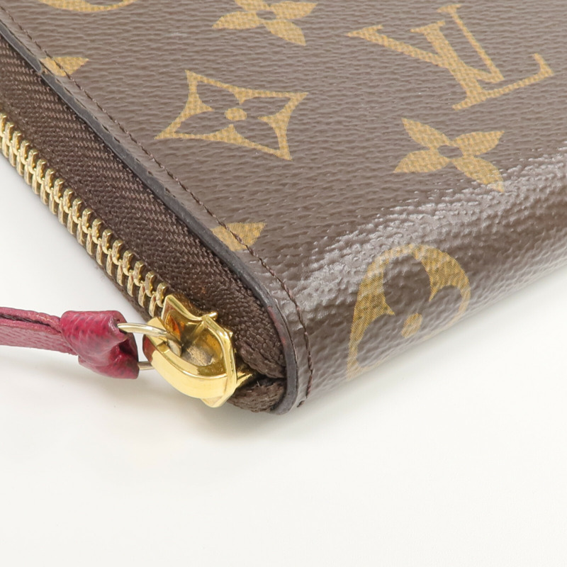 LOUIS VUITTON Monogram Clemence Wallet長錢包-9