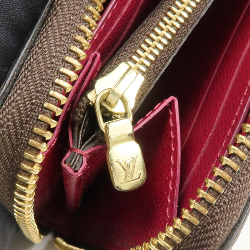 LOUIS VUITTON Monogram Clemence Wallet長錢包-15