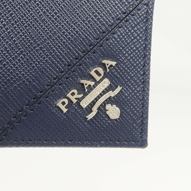 PRADA 牛皮皮革Fold Wallet錢包-6