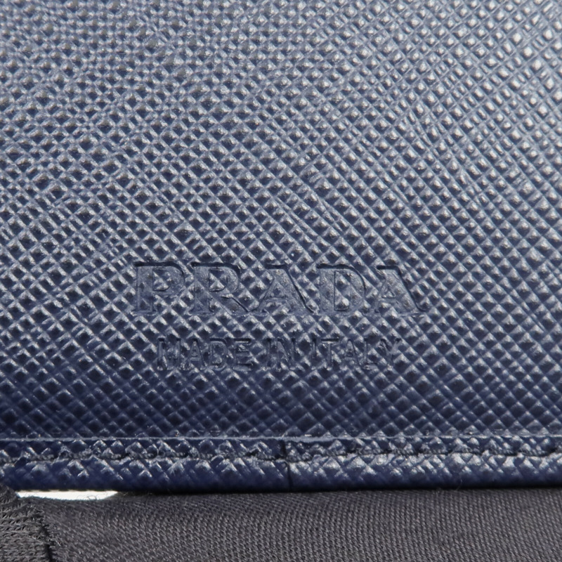 PRADA 牛皮皮革Fold Wallet錢包-7