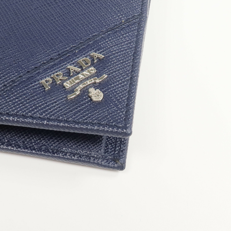 PRADA 牛皮皮革Fold Wallet錢包-12