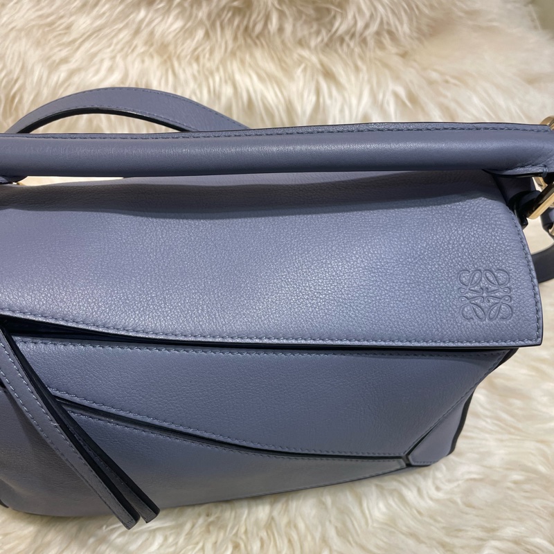 Loewe Puzzle 小號 灰藍色-6