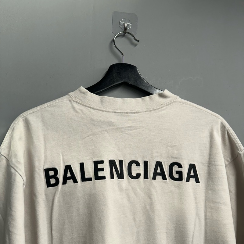 近全新🌟Balenciaga 巴黎世家 刺繡前後Logo短袖｜Classic Trend CT精品｜台北東區實體-1