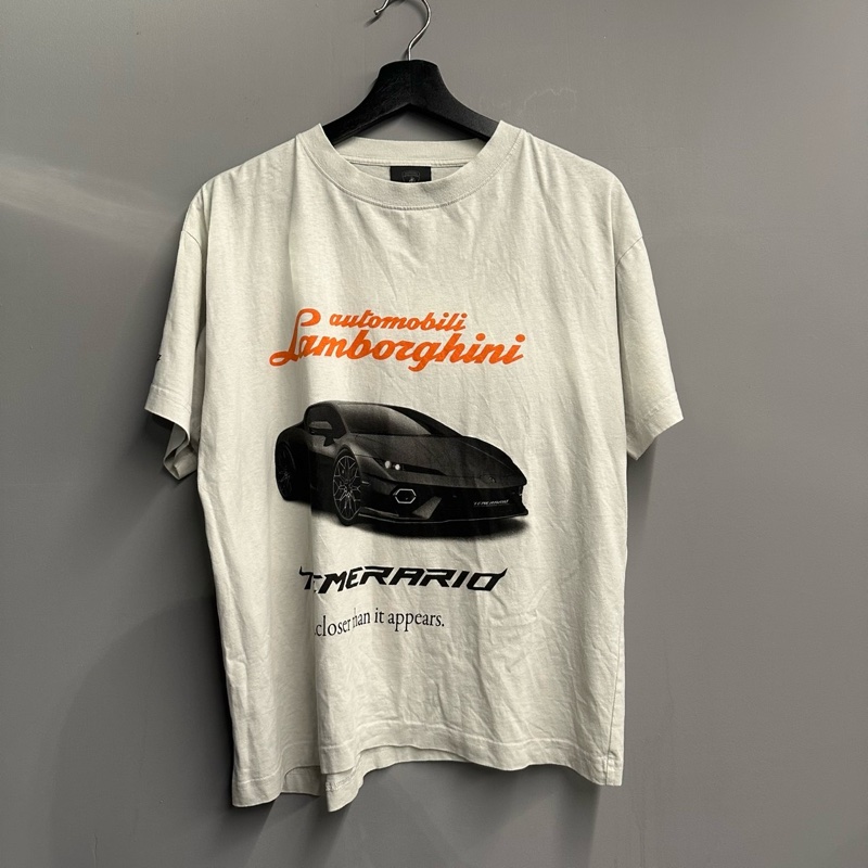 稀有聯名🌟Balenciaga x Lamborghini 藍寶堅尼聯名 超跑印花短袖｜Classic Trend CT精品｜台北東區實體-0